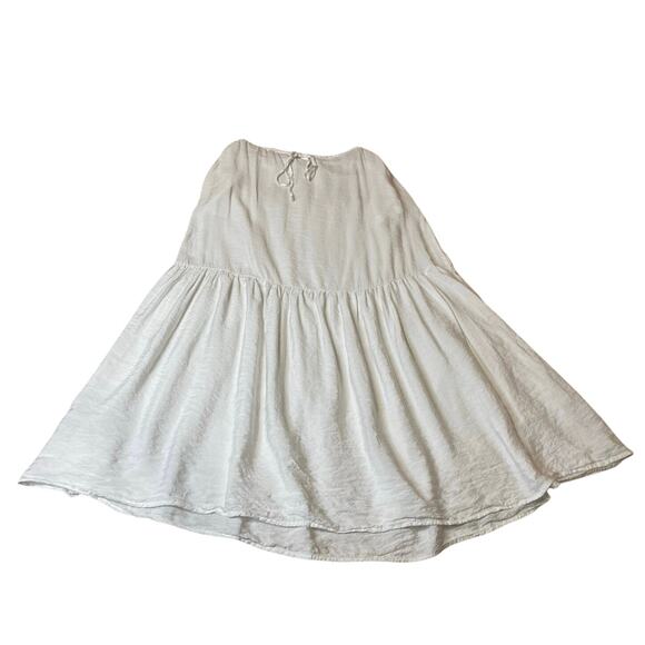 Young Fabulous and Broke White Draw String Waist Maxi Skirt Fit & Flare XS Boho - Picture 11 of 13